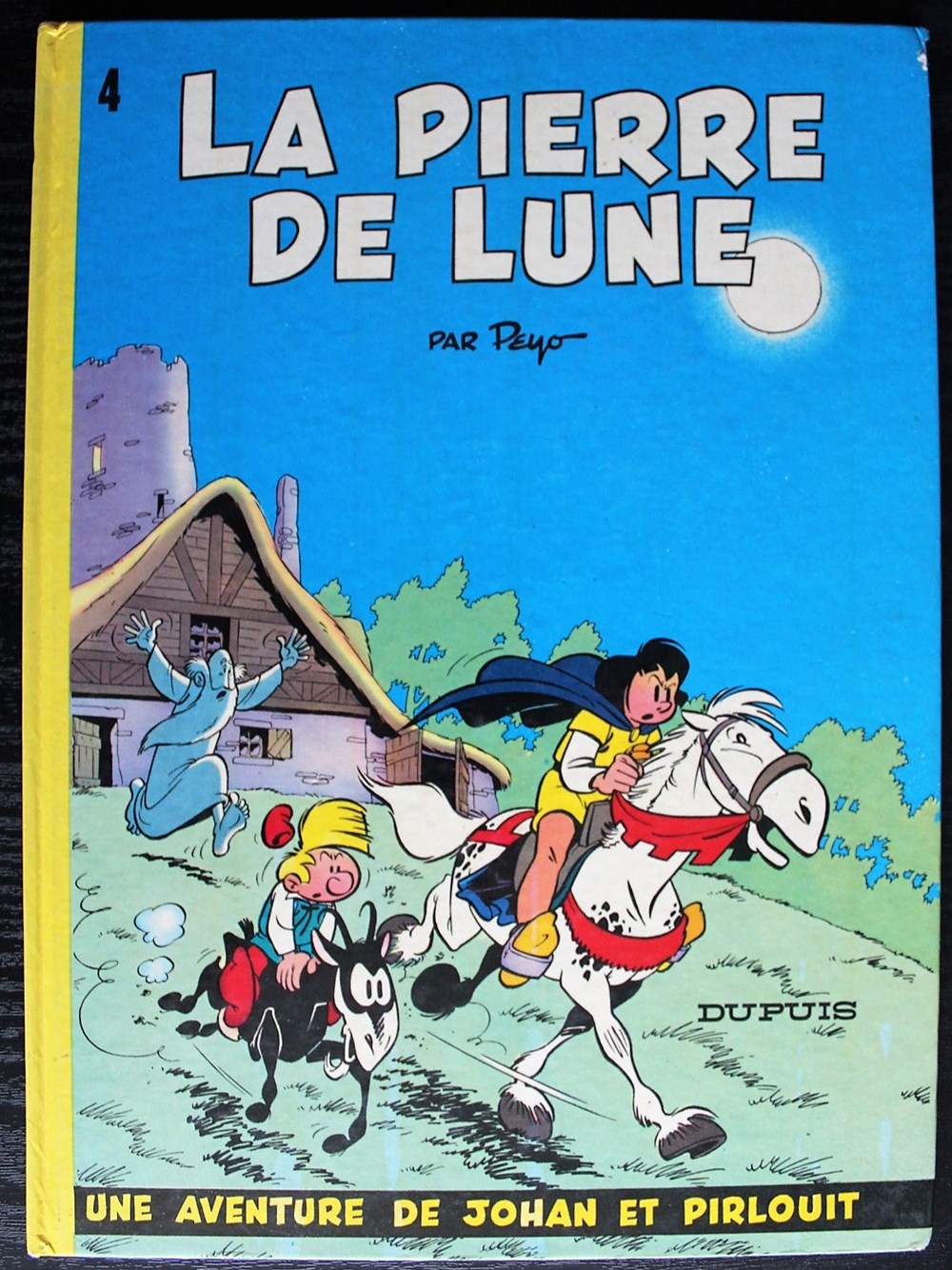 livres bd revues bandes dessinees johan et pirlouit 04 la pierre de lune reed 1984