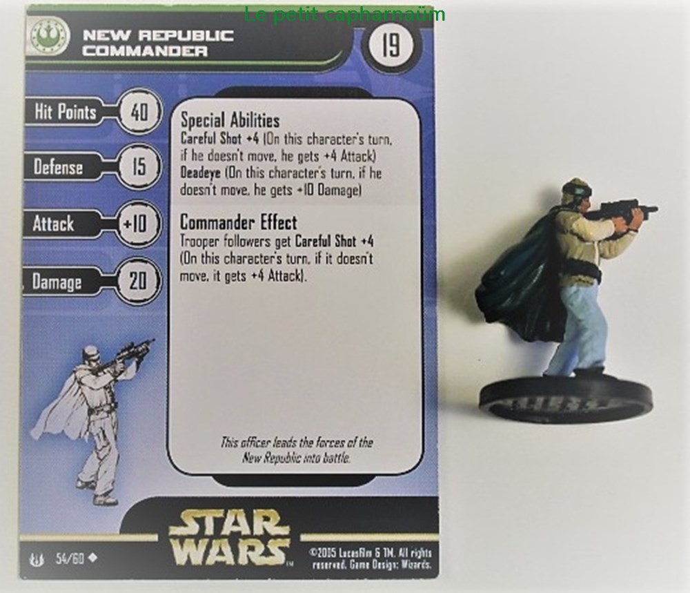 figurines cinema star wars 04 universe 54 60 new republic commander peu commune