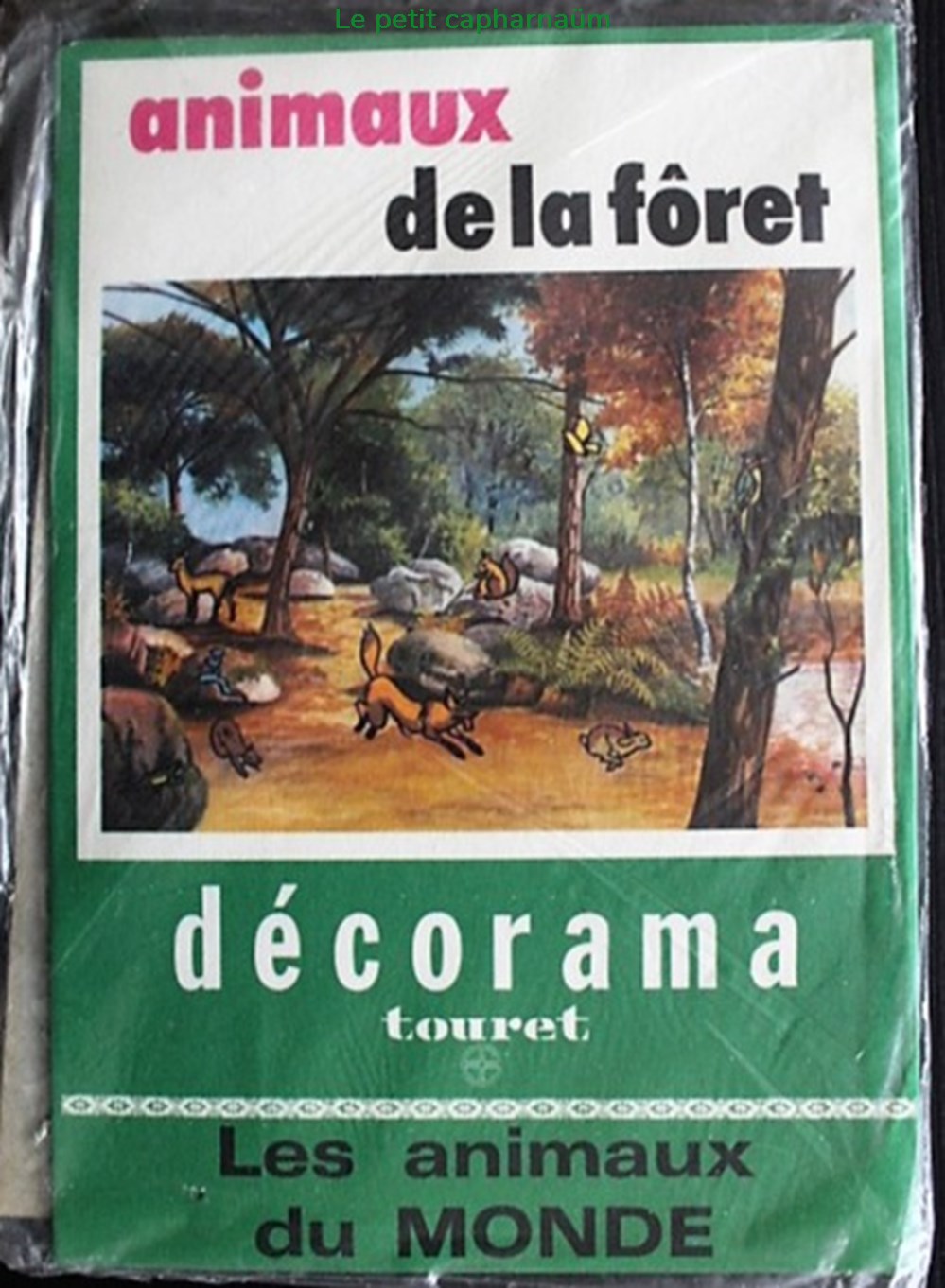 Décorama - Touret - Les animaux du monde - Animaux de la forêt divers decorations magnets autocollants decalcomanies decorama touret les animaux du monde animaux de la foret