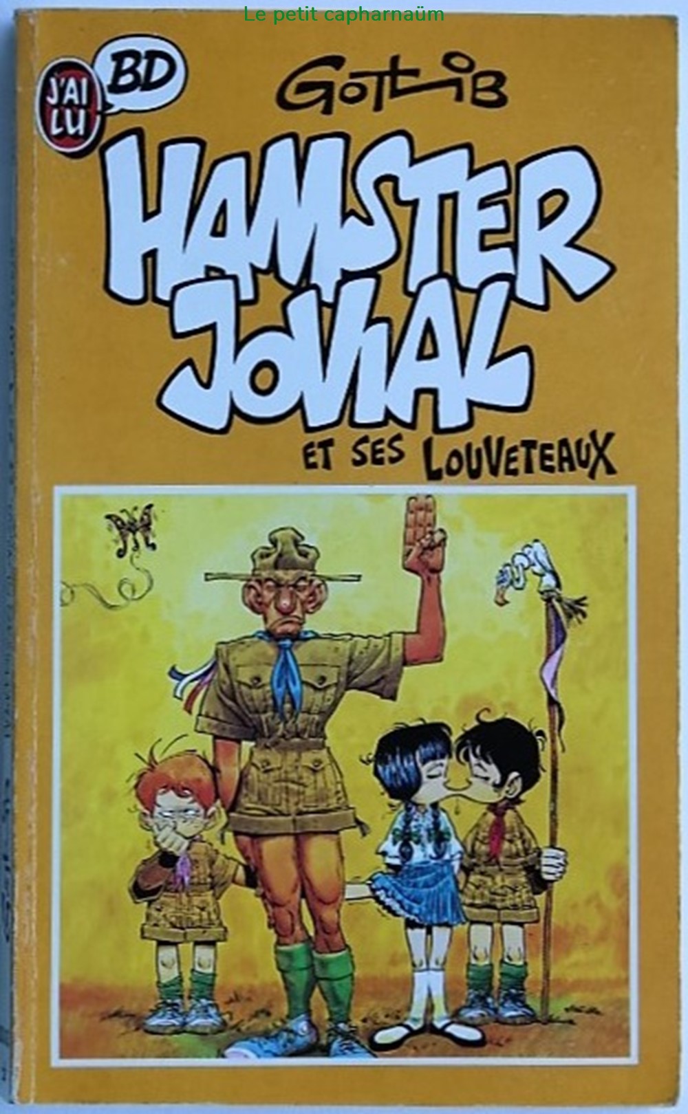 Gotlib - Hamster Jovial et ses louveteaux - Livre de poche 1988 livres bd revues bandes dessinees gotlib hamster jovial et ses louveteaux livre de poche 1988