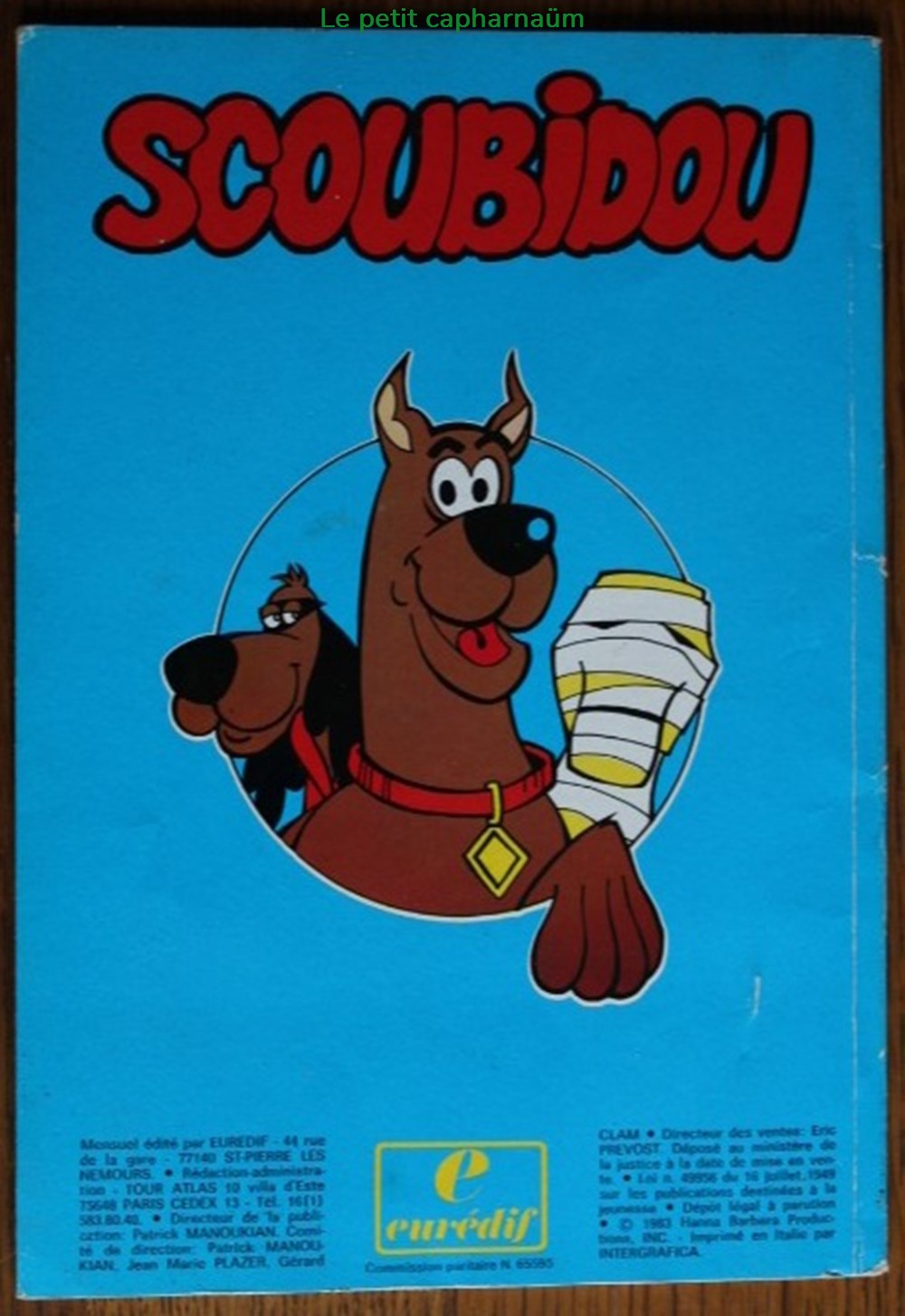 Scoubidou (4ème série - Euredif) - 10 - février 1984 livres bd revues bandes dessinees scoubidou 4eme serie euredif 10 fevrier 1984
