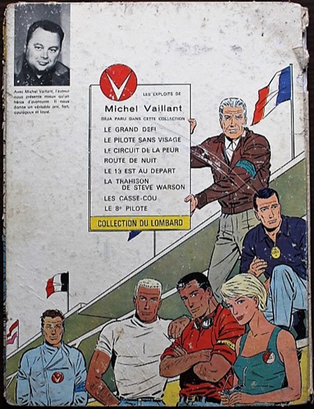 Michel Vaillant - 09 - Le retour de Steve Warson - EO 1965 2 livres bd revues bandes dessinees michel vaillant 09 le retour de steve warson eo 1965