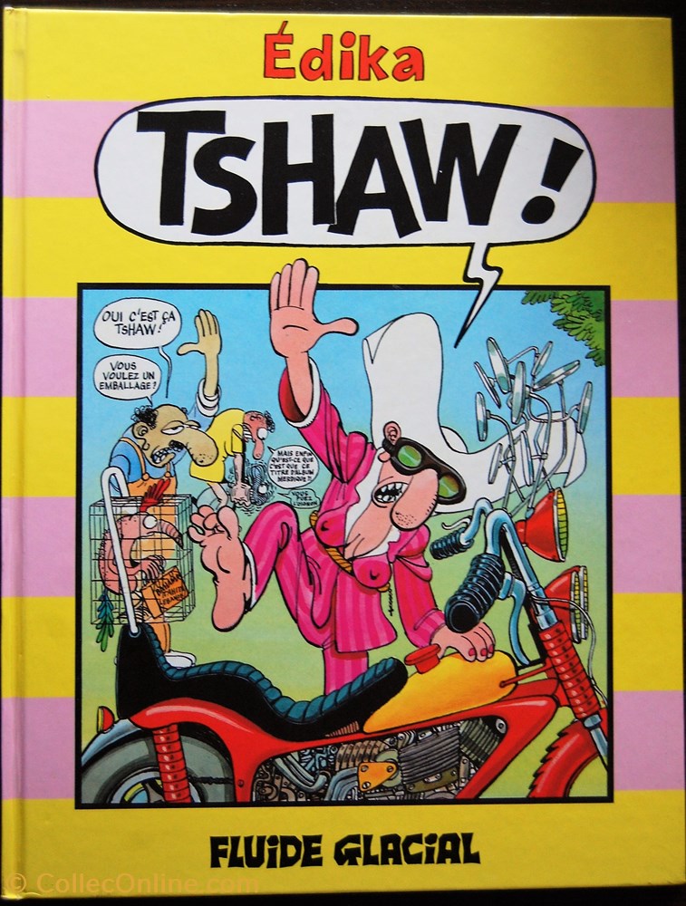 Edika - 08 - Tshaw ! - EO 1985 livres bd revues bandes dessinees edika 08 tshaw eo 1985
