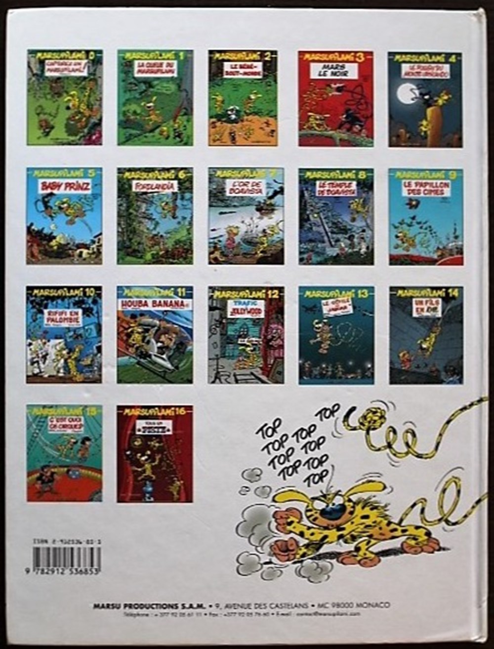 Marsupilami - 16 - Tous en piste - EO 2003 livres bd revues bandes dessinees marsupilami 16 tous en piste eo 2003
