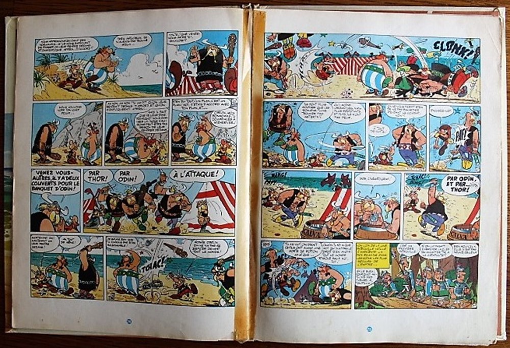 Album - Astérix - 09 - Astérix et les Normands - EO 1966 5 livres bd revues bandes dessinees album asterix 09 asterix et les normands eo 1966