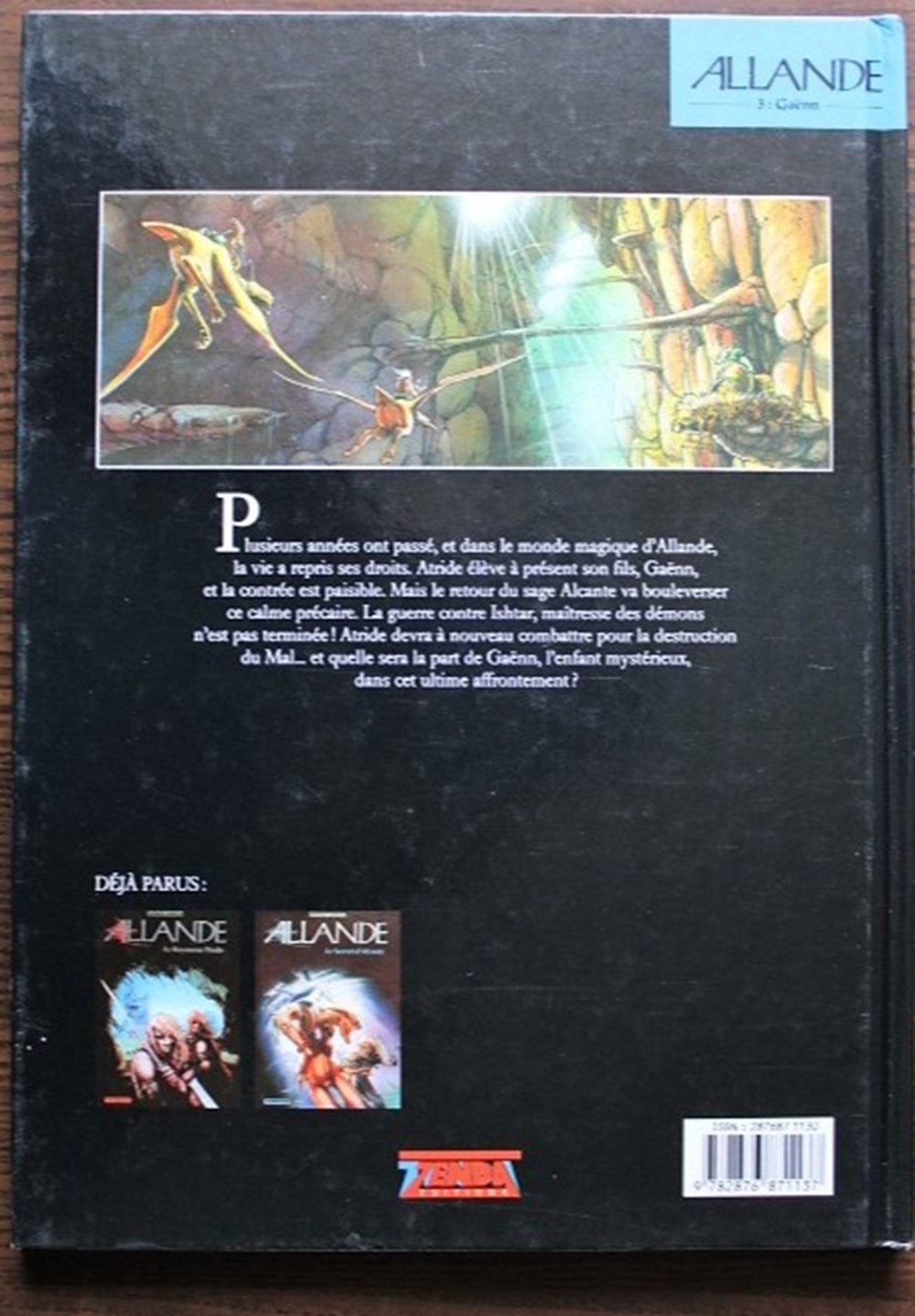 Album - Allande - 03 - Gaënn - EO 1992 livres bd revues bandes dessinees album allande 03 gaenn eo 1992