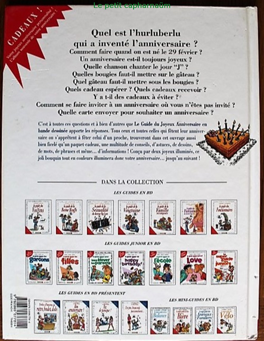 Le guide - 14 - Le guide du joyeux anniversaire - Rééd. 2009 livres bd revues bandes dessinees le guide 14 le guide du joyeux anniversaire reed 2009