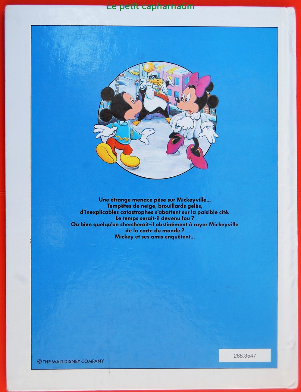 BD - Mickey et Minnie - 01 - Mystère à Mickeyville - EO 1991 livres revues bandes dessinees bd mickey et minnie 01 mystere a mickeyville eo 1991