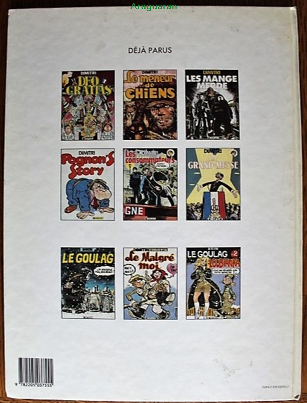 Album - Abattoir (L') - EO 1989 livres bd revues bandes dessinees album abattoir l eo 1989