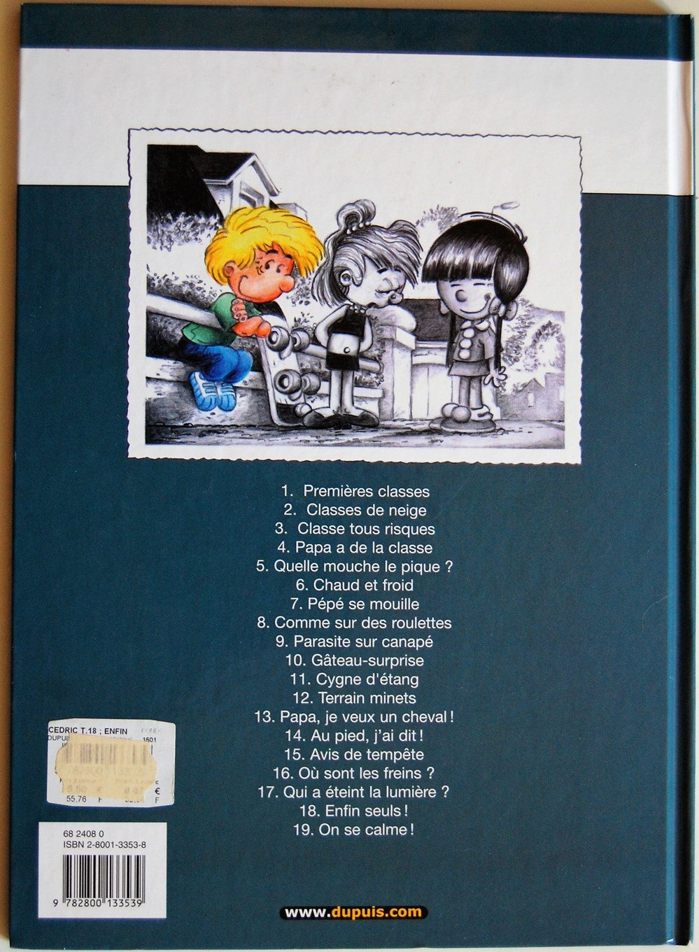 Cédric - 18 - Enfin seuls ! - Rééd. 2005 livres bd revues bandes dessinees cedric 18 enfin seuls reed 2005