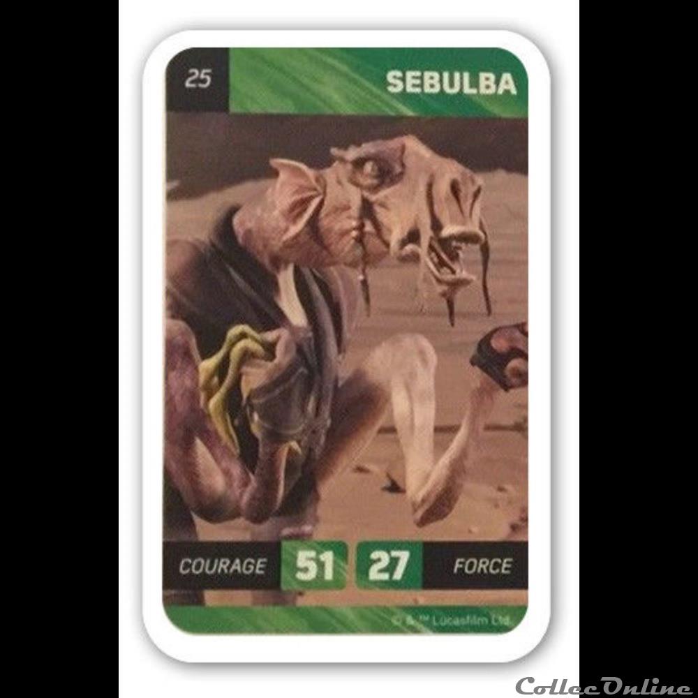 25 - Sebulba jeux jouet jeu de carte collectionner 25 sebulba