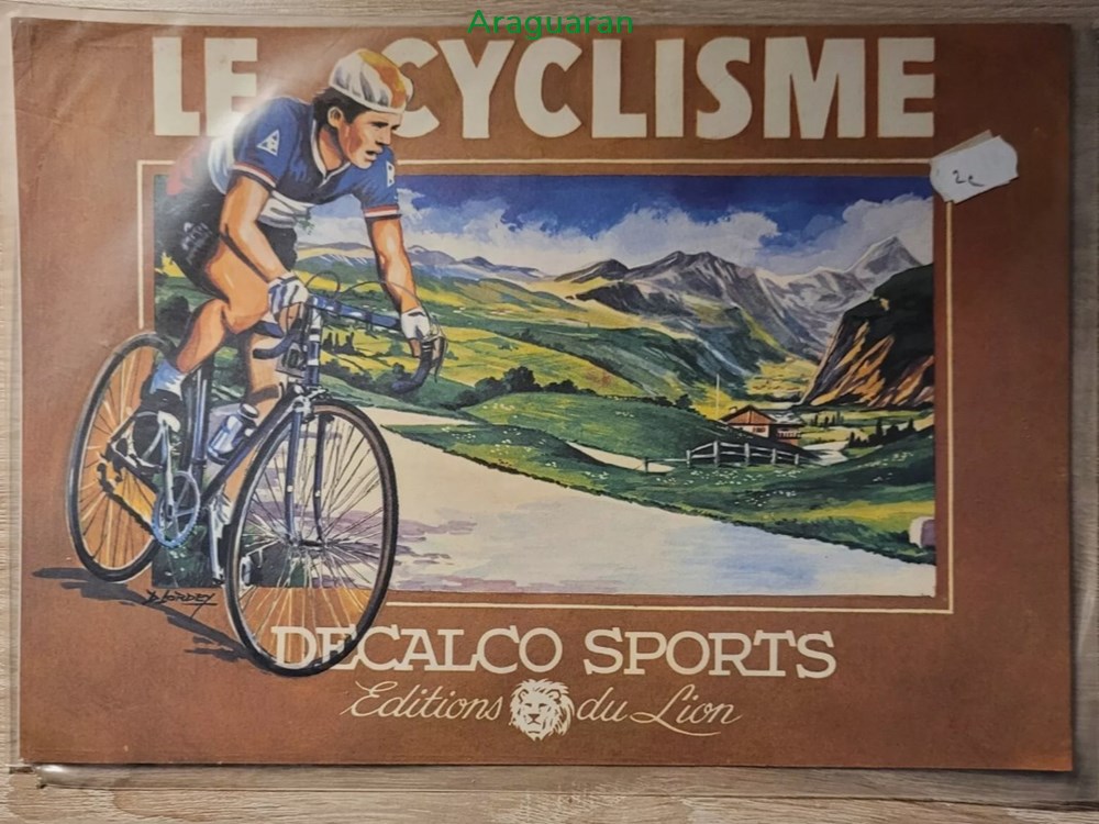 Décorama - Lionrama - Decalco Sports - Le cyclisme divers decorations magnets autocollants decalcomanies decorama lionrama decalco sports le cyclisme