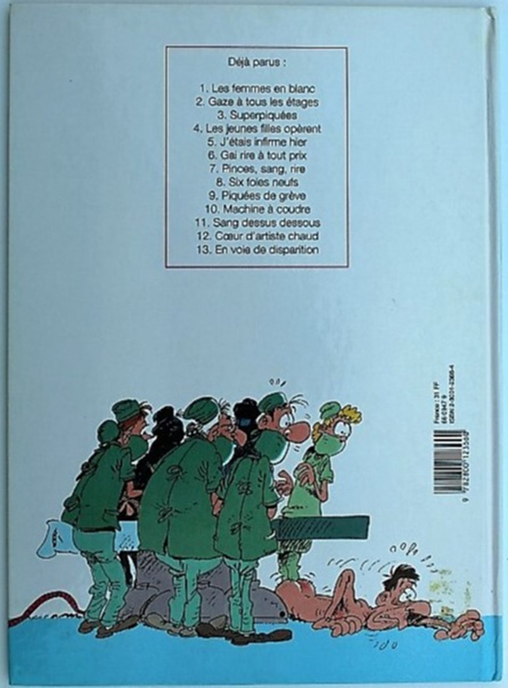 livres bd revues bandes dessinees les femmes en blanc 08 six foies neufs reed 1996
