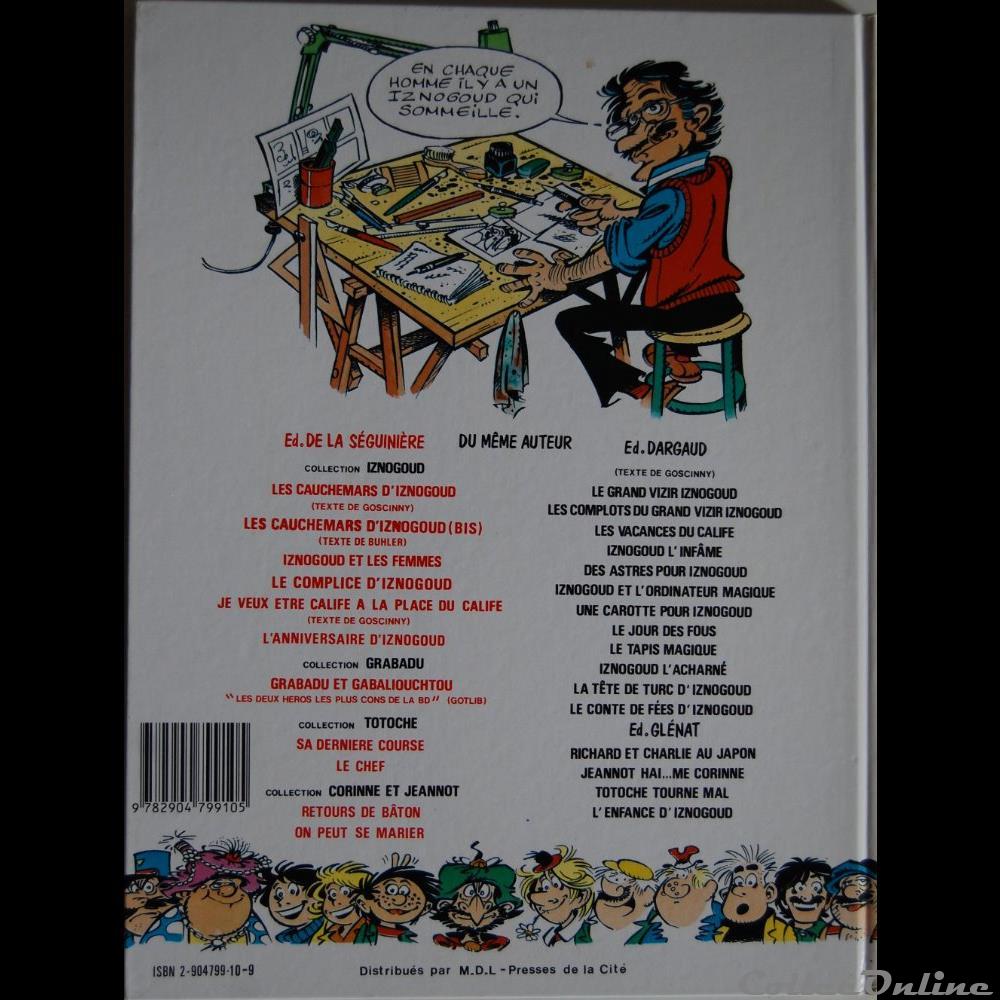 livres bd revues bandes dessinees iznogoud 19 anniversaire iznogoud eo 1987