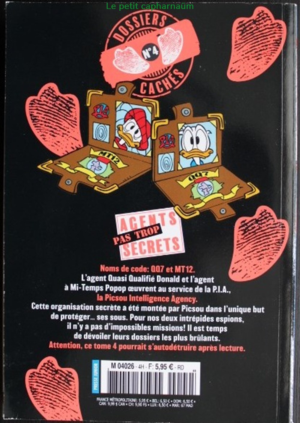 livres bd revues mickey parade 2eme serie hs collector n 14 picsou intelligence agency dossiers caches 4