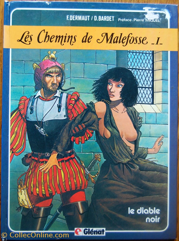 Les chemins de Malefosse - 01 - Le diable noir - Rééd. 1984 livres bd revues bandes dessinees les chemins de malefosse 01 le diable noir reed 1984