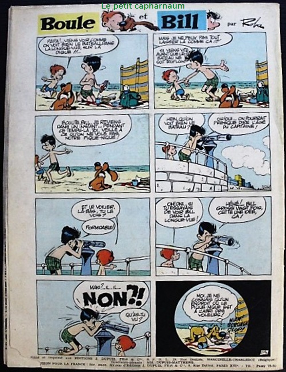 Spirou - 1373 - Couverture : Gaston Lagaffe livres bd revues spirou 1373 couverture gaston lagaffe