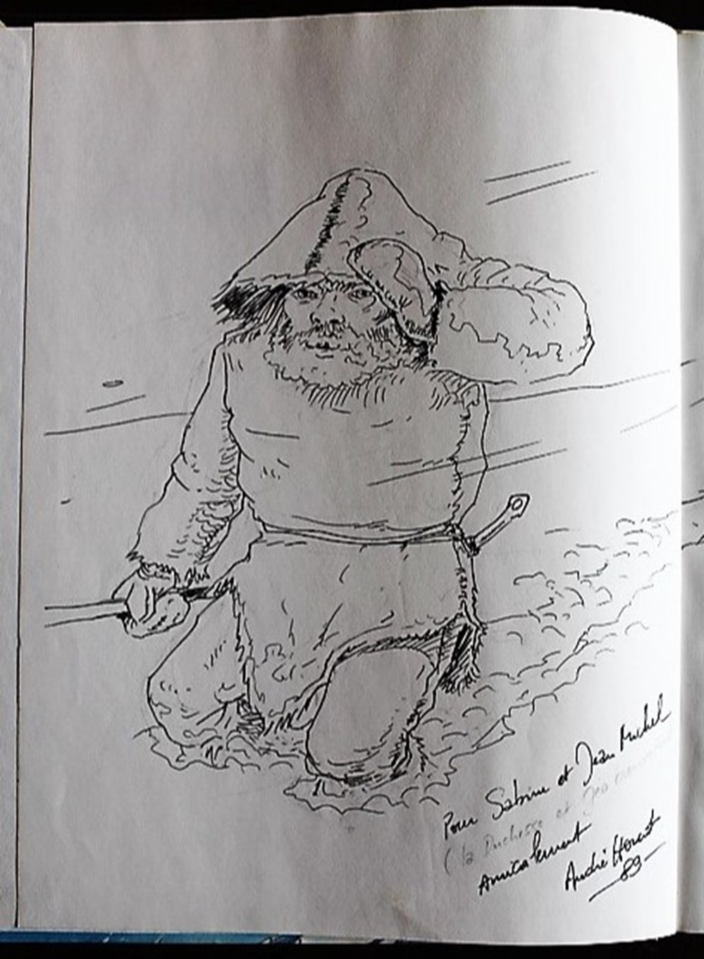 Chroniques de la nuit des temps - 02 - Tête brûlée - EO 1989 dédicacée par Houot 3 livres bd revues bandes dessinees chroniques de la nuit des temps 02 tete brulee eo 1989 dedicacee par houot