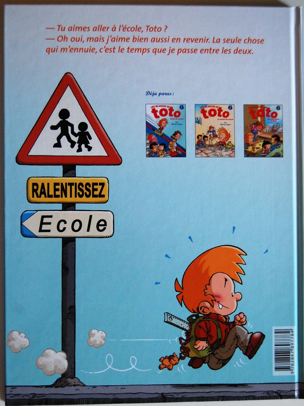 livres bd revues bandes dessinees les blagues de toto 03 sous les cahiers la plage reed 2006
