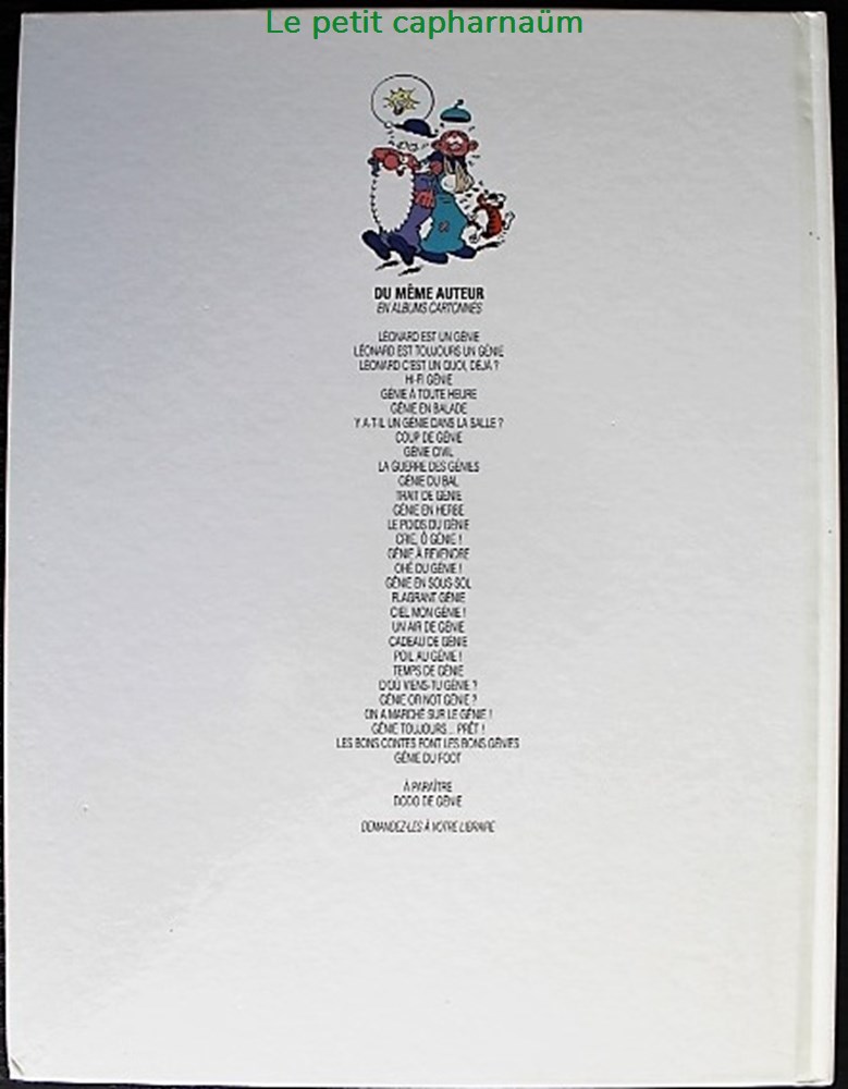 Léonard - HS - Compile de génie - EO Publicitaire Esso 2000 livres bd revues bandes dessinees leonard hs compile de genie eo publicitaire esso 2000