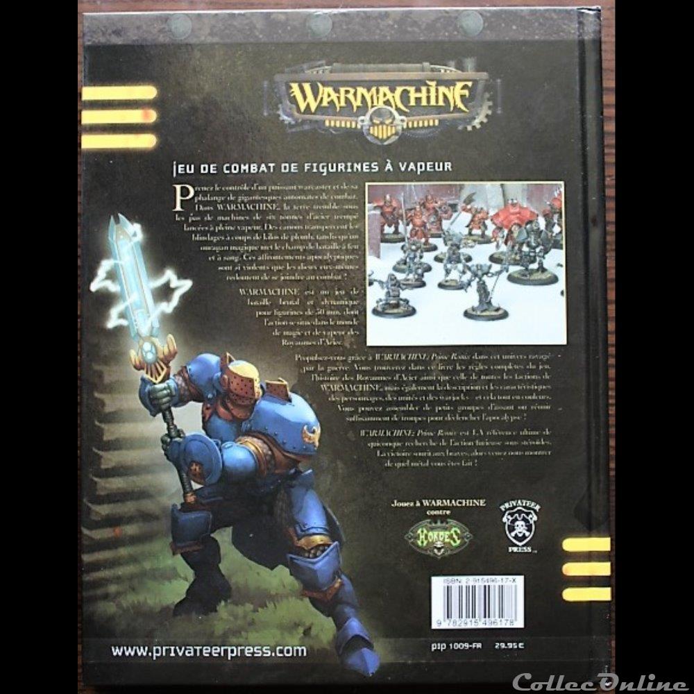 Jeu de figurines - Warmachine - Prime Remix jeux jouet jeu de figurines warmachine prime remix