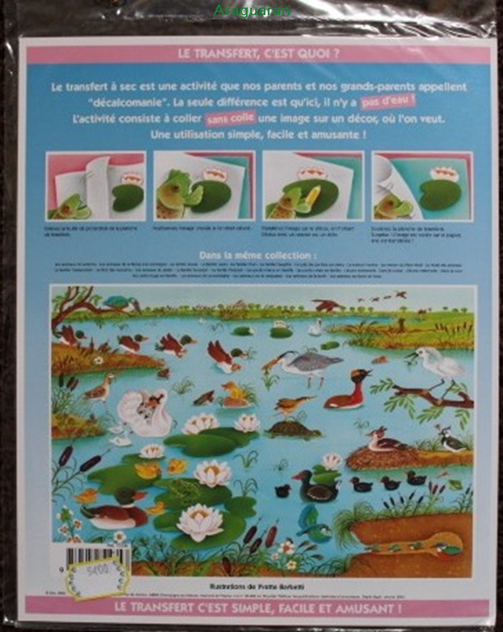 Décorama - Lito - Panoramique - Animaux au bord de l'eau (Les) 3 divers decorations magnets autocollants decalcomanies decorama lito panoramique animaux au bord de eau les