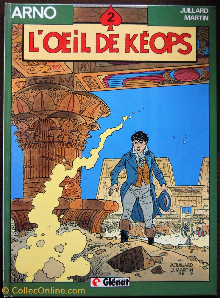 Album - Arno - 02 - L'oeil de Kéops - EO 1985 livres bd revues bandes dessinees album arno 02 oeil de keops eo 1985