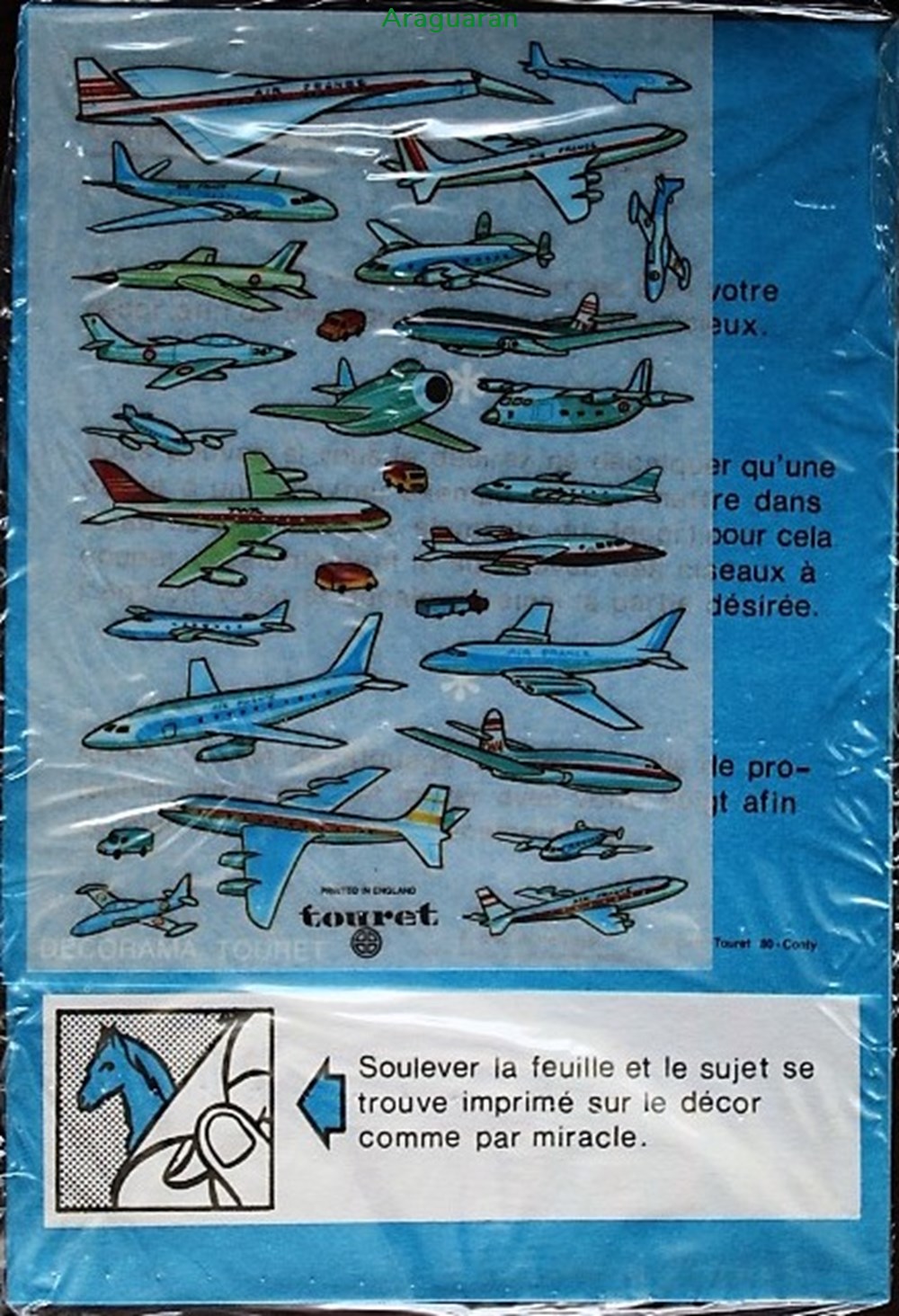 Décorama - Touret - L'aéroport d'Orly divers decorations magnets autocollants decalcomanies decorama touret aeroport orly