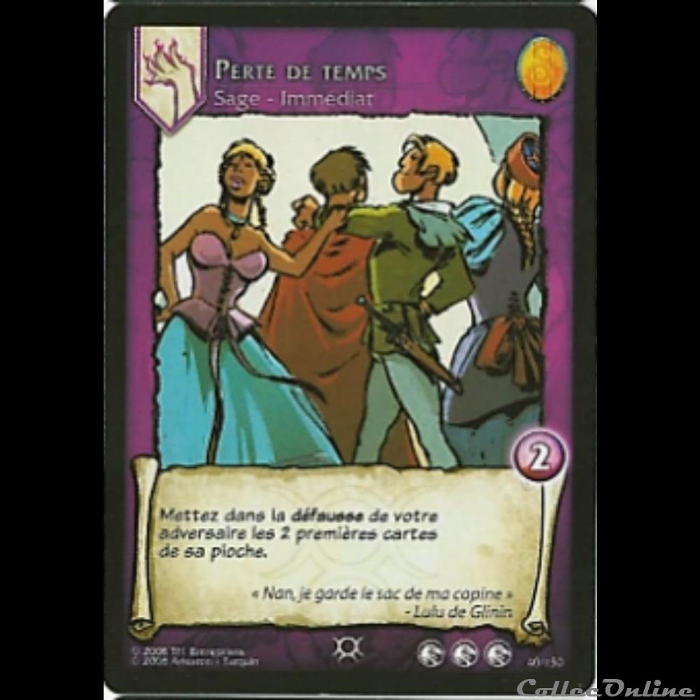 Lanfeust de Troy - 040 - Perte de temps jeux jouet jeu carte collectionner lanfeust de troy 040 perte de temps