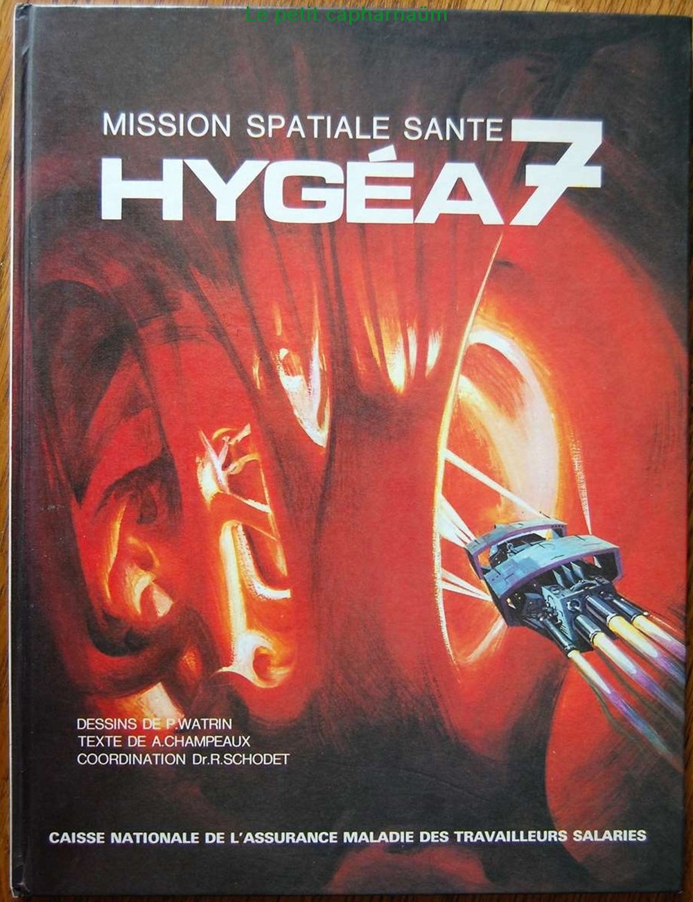 Album - Mission spatiale santé Hygéa 7 - EO 1980 livres bd revues bandes dessinees album mission spatiale sante hygea 7 eo 1980