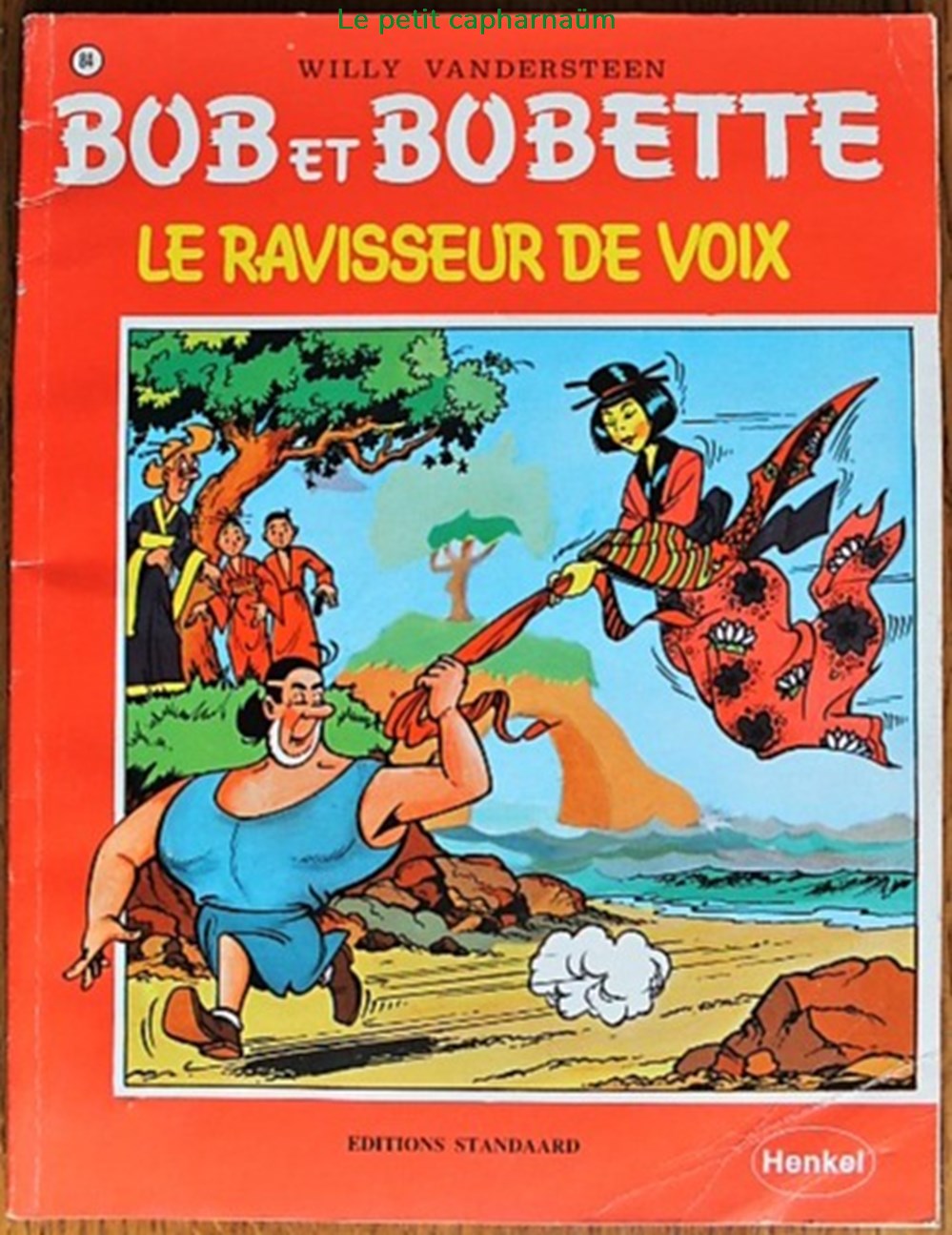 Bob et Bobette (3ème série) - 084 - Le ravisseur de voix - Rééd. 1995 Publicitaire Henkel livres bd revues bandes dessinees bob et bobette 3eme serie 084 le ravisseur de voix reed 1995 publicitaire henkel