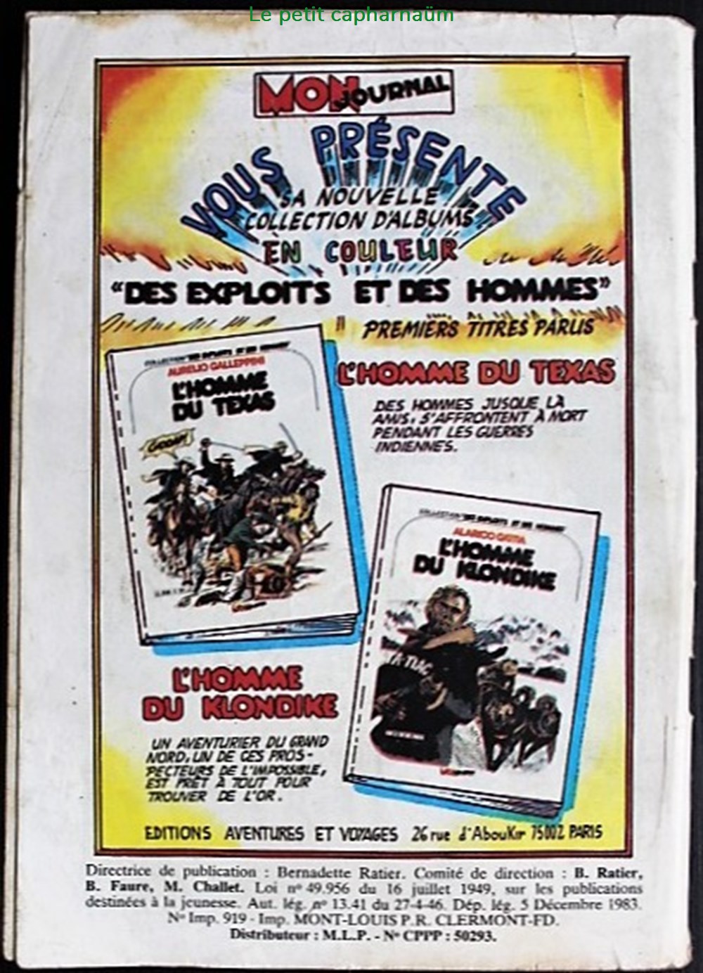 Safari - 154 - Flash spécial : Le dernier message de Diana Winter - EO 1983 livres bd revues bandes dessinees safari 154 flash special le dernier message de diana winter eo 1983