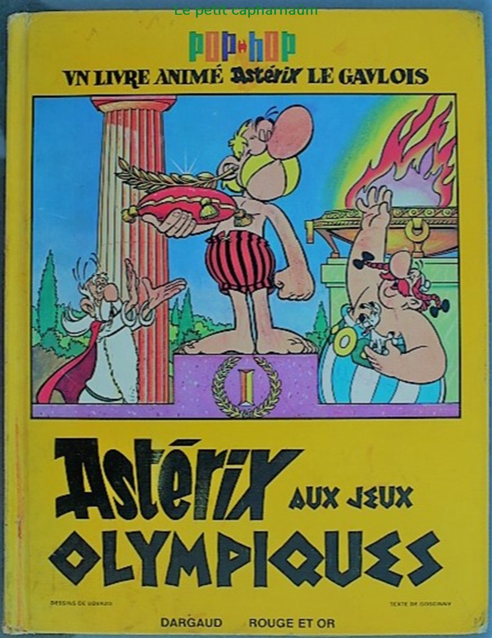 Album Pop-Hop - Astérix - 12 - Astérix aux Jeux Olympiques - EO 1972 livres bd revues bandes dessinees album pop hop asterix 12 asterix aux jeux olympiques eo 1972