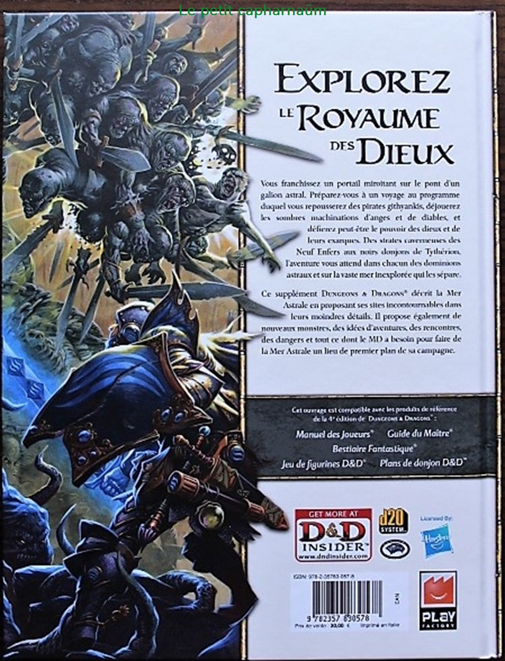Jeu de rôle - D&D4 - Mer astrale jeux societe jouets roles jeu de role d d4 mer astrale