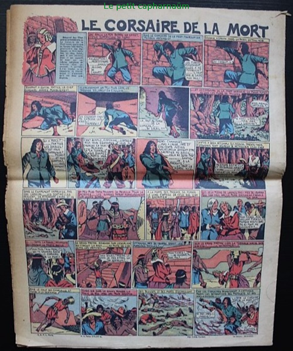 L'aventureux - 6 ème année - N°16 - 20 avril 1941 5 livres bd revues vieux journaux l aventureux 6 eme annee n 16 20 avril 1941