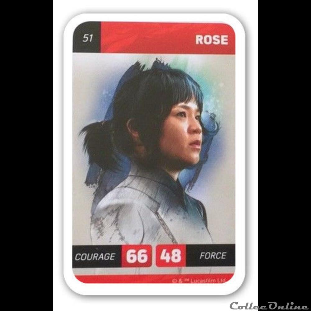 51 - Rose jeux jouet jeu de carte a collectionner 51 rose