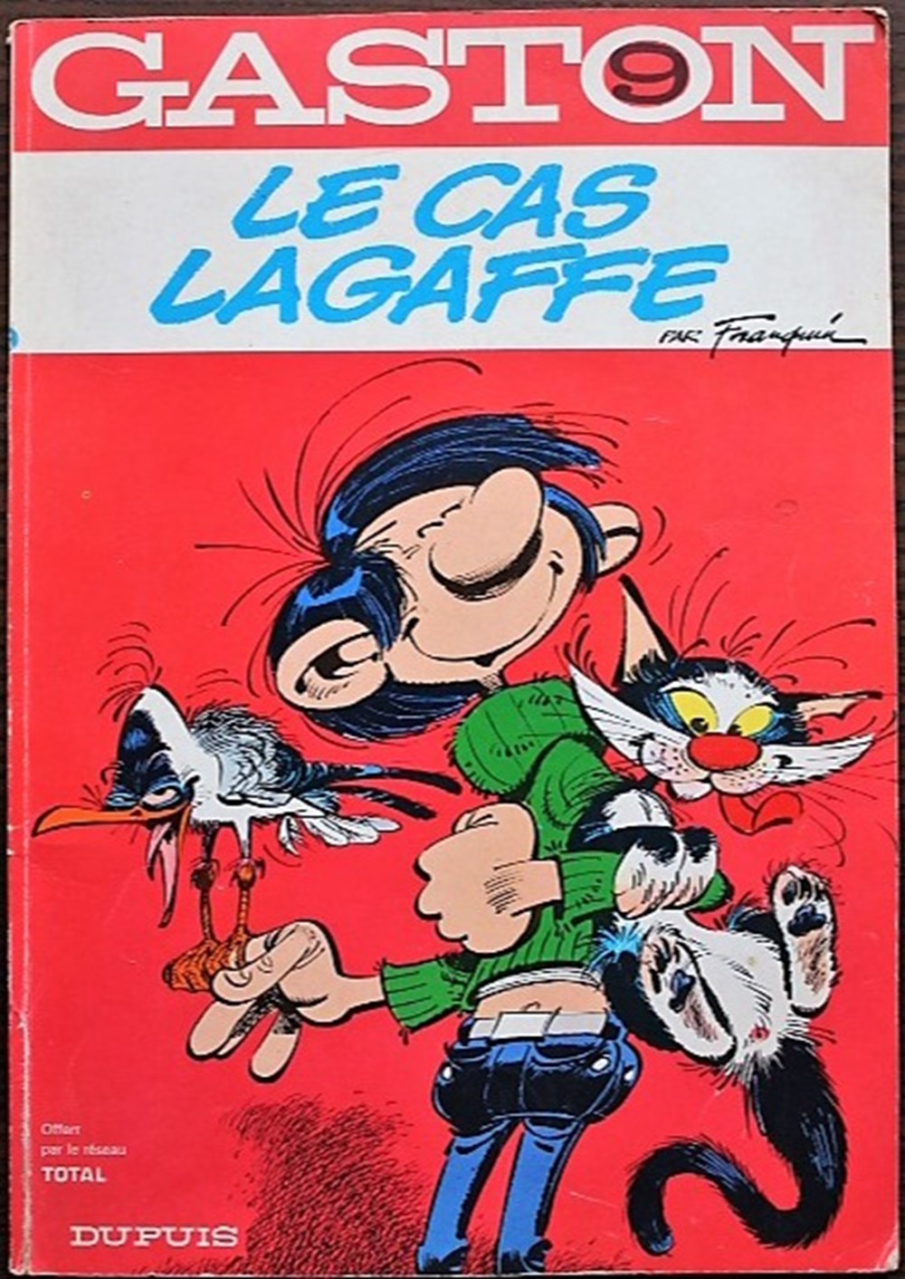Gaston - 09 - Le cas Lagaffe - Rééd. Publicitaire Total 1972 livres bd revues bandes dessinees gaston 09 le cas lagaffe reed publicitaire total 1972