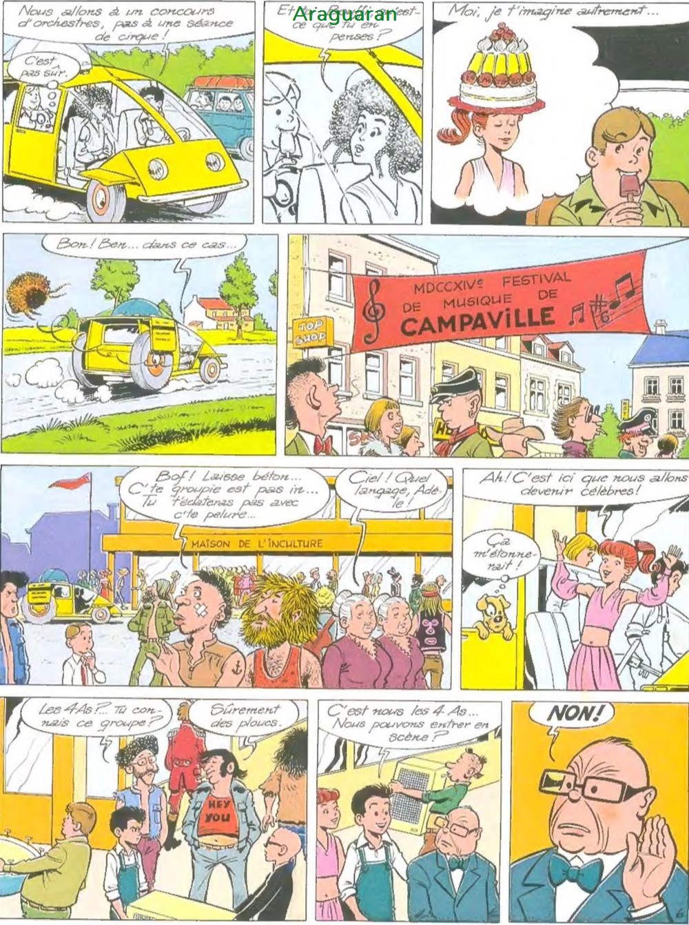 Album - 4 as (Les) - 20 - Les 4 as et le château maléfique 7 livres bd revues bandes dessinees album 4 as les 20 les 4 as et le chateau malefique