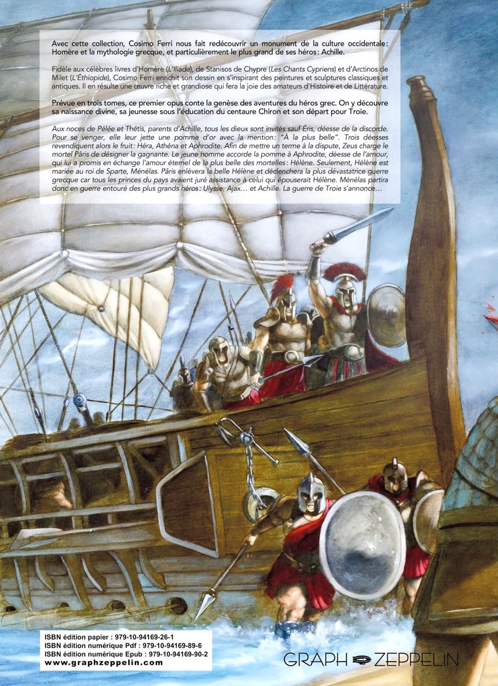 Album - Achille (Graph Zeppelin) - 01 - La naissance d'un héros livres bd revues bandes dessinees album achille graph zeppelin 01 la naissance un heros