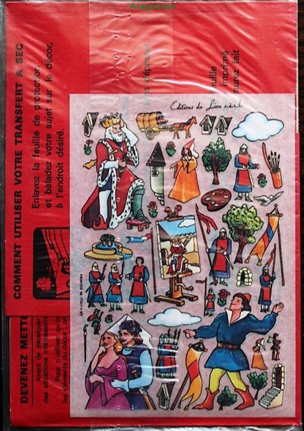 divers decorations magnets autocollants decalcomanies decorama lionrama vieilles chansons francaises le bon roi dagobert