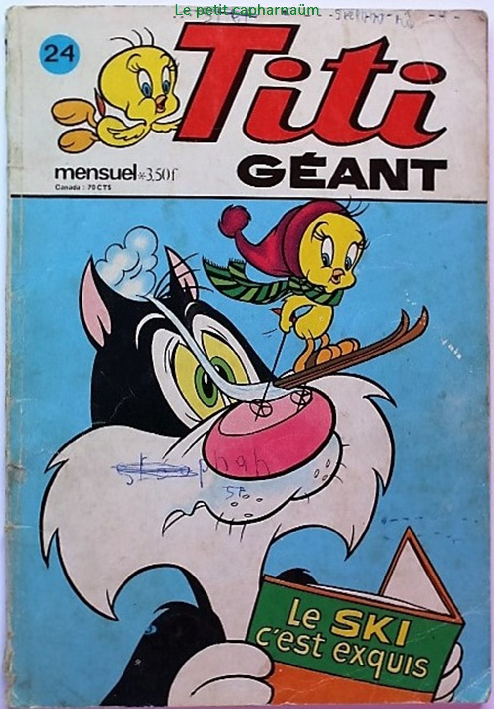 Titi (Géant) - 24 - février 1976 livres bd revues bandes dessinees titi geant 24 fevrier 1976