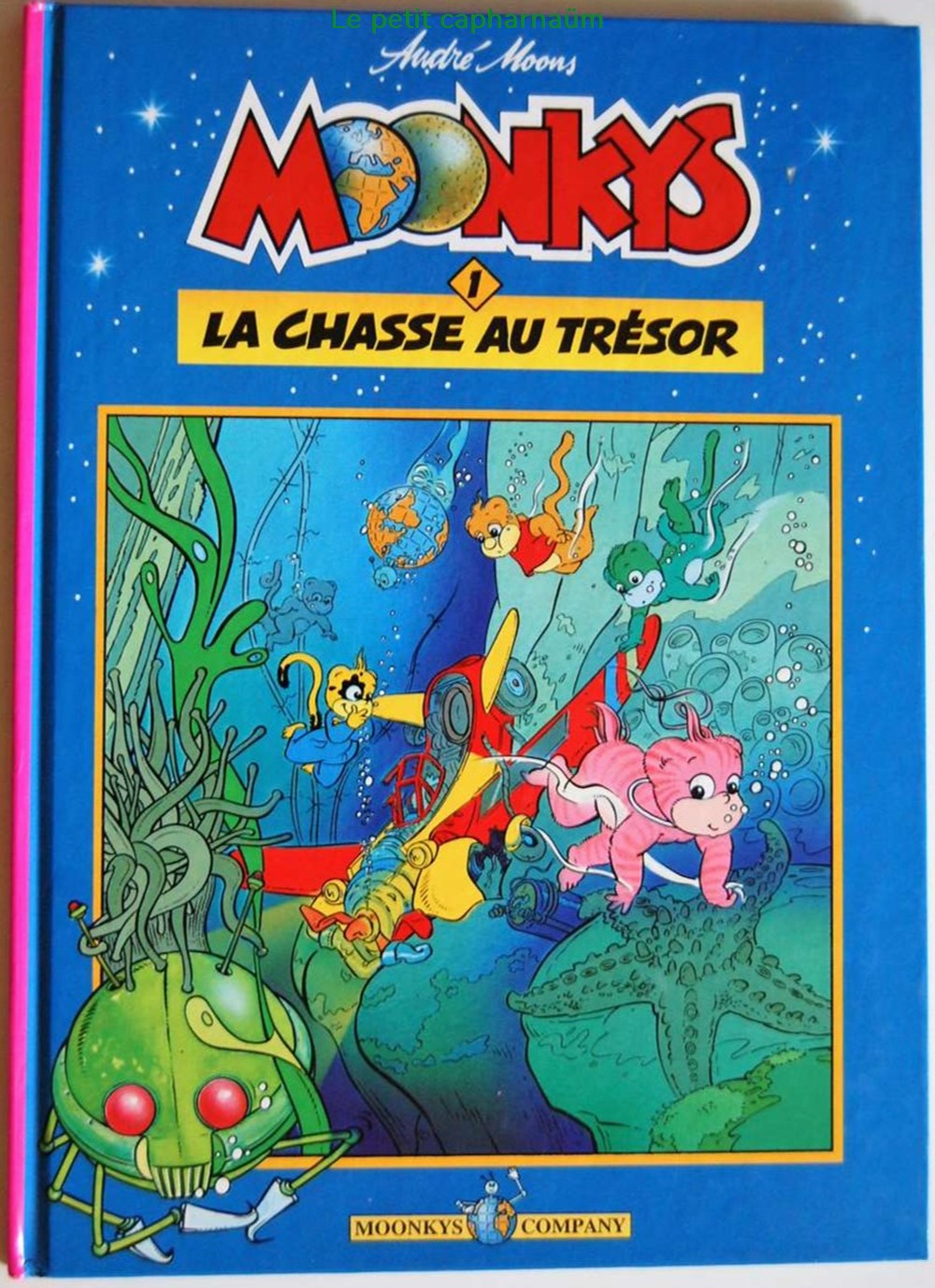 livres bd revues bandes dessinees album moonkys la chasse au tresor eo 1991