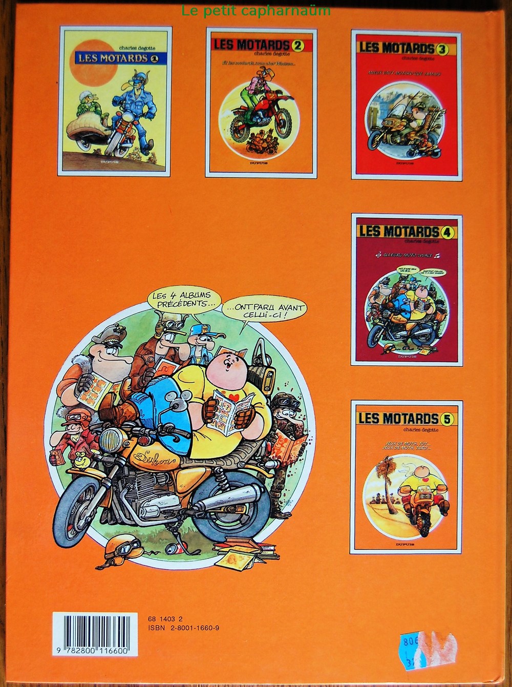 livres bd revues bandes dessinees les motards 05 jeux de mots tot jeux de mots tard eo 1989