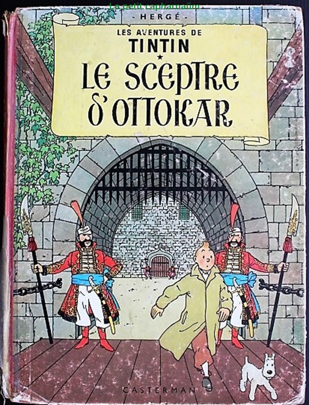 Tintin - 08 - Le sceptre d'Ottokar - Rééd. 1963 - B33 4 livres bd revues bandes dessinees tintin 08 le sceptre ottokar reed 1963 b33