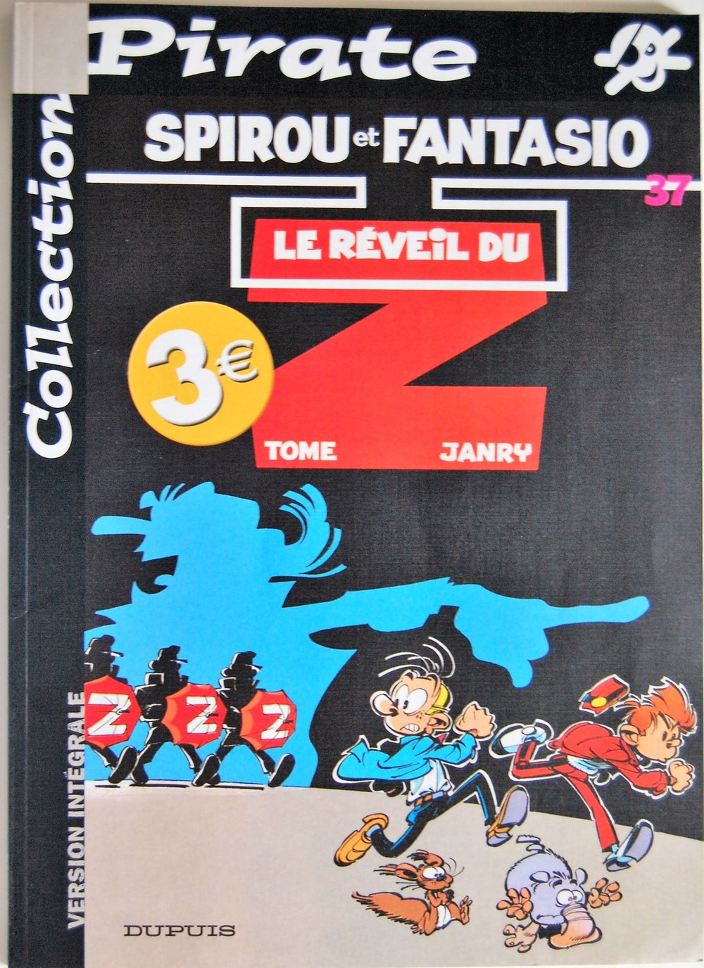 Spirou et Fantasio - 37 - Le réveil du Z - Rééd. 2004 livres bd revues bandes dessinees spirou et fantasio 37 le reveil du z reed 2004