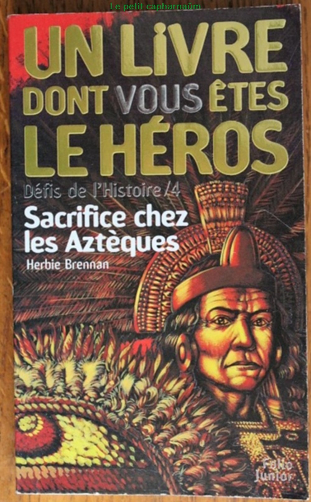 jeux societe jouets livre dont vous etes heros ldvelh defis de histoire 04 sacrifice chez les azteques