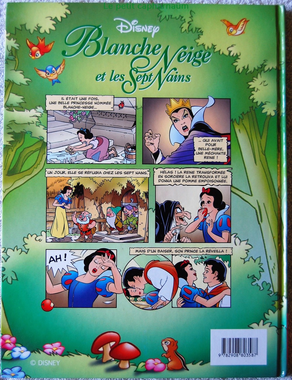 BD - 001 - Blanche neige et les 7 nains - Rééd. Dargaud 2001 livres revues bandes dessinees bd 001 blanche neige et les 7 nains reed dargaud 2001