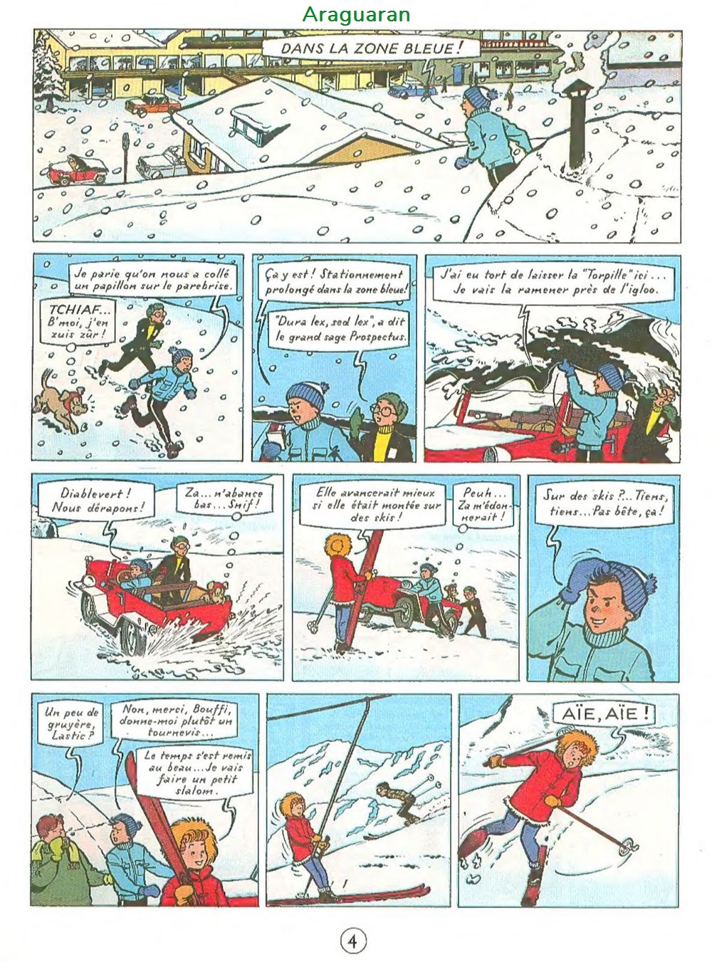livres bd revues bandes dessinees album 4 as les 07 les 4 as et le dragon des neiges
