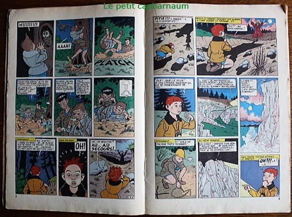 La patrouille des castors - 02 - Le disparu de Ker-Aven - EO 1957 4 livres bd revues bandes dessinees la patrouille des castors 02 le disparu de ker aven eo 1957