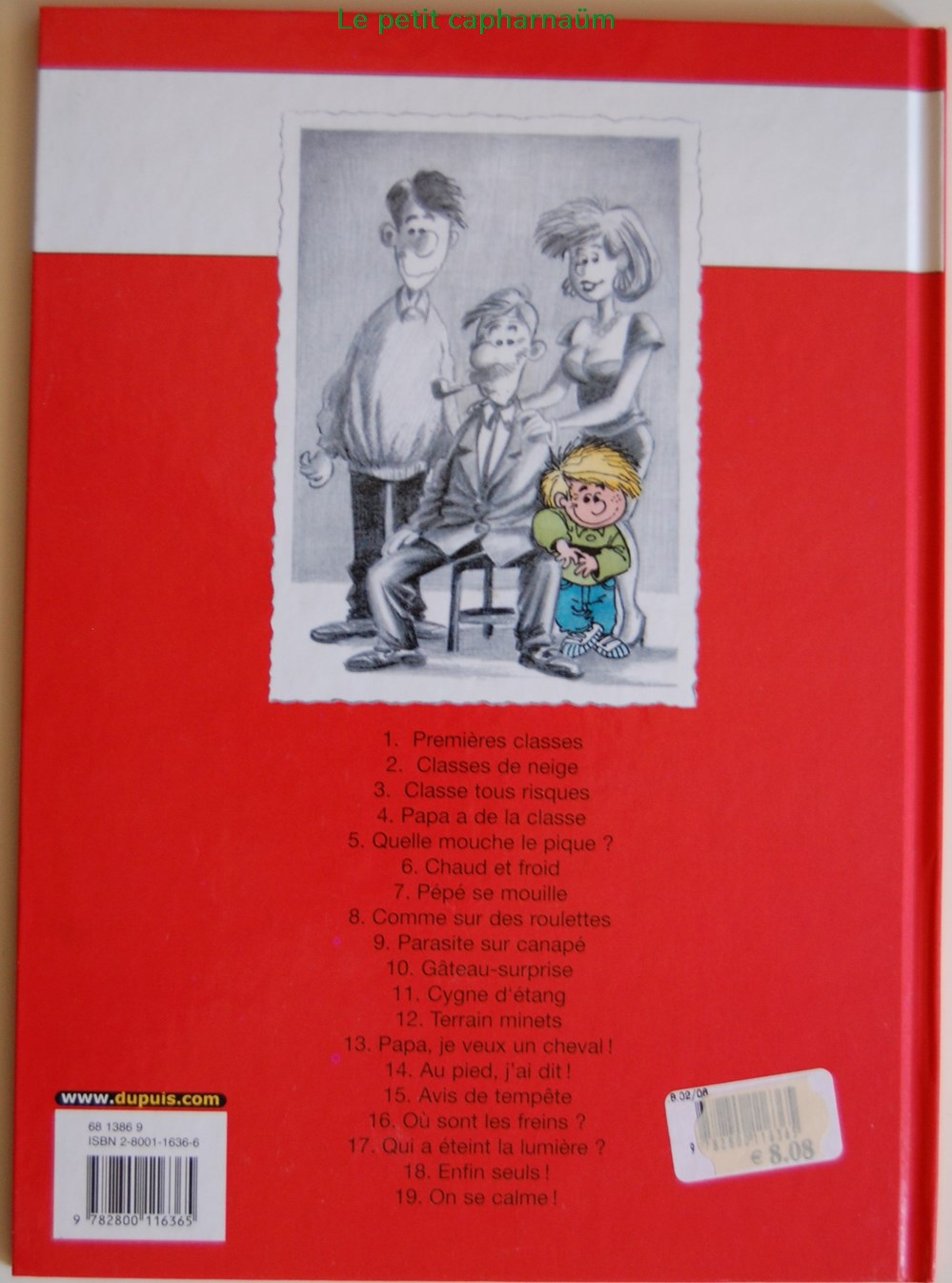 Cédric - 01 - Premières classes - Rééd. 2005 livres bd revues bandes dessinees cedric 01 premieres classes reed 2005